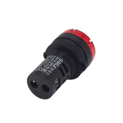 Акустическое сигнальное устройство (зуммер) AD116-22DS/MFS, 24VAC/DC, красный миг. LED, 22mm, IP50