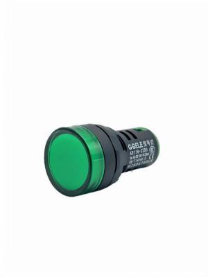 Индикатор светодиодный моноблочный AD116-22DS, зеленый, LED 24VAC/DC, IP65, 22mm