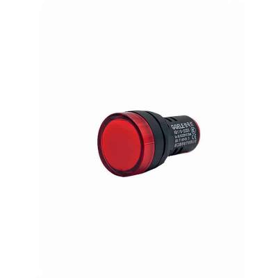 Индикатор светодиодный моноблочный AD116-22DS, красный, LED 12VAC/DC, IP65, 22mm