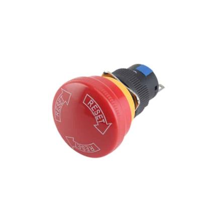 Кнопка аварийной остановки LA115-C3-11ZS, разблок. поворотом, 1CO, 16mm, IP65