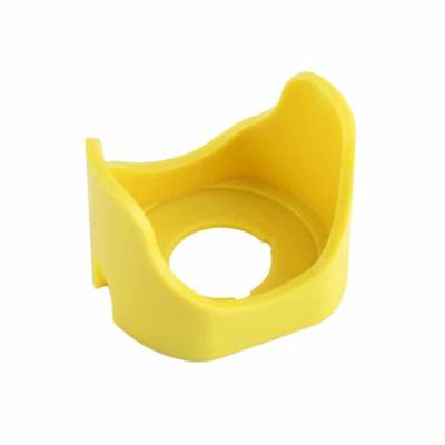 Козырек защитный от случайных нажатий, желтый, для кнопок 22mm, d=40mm, h=40mm