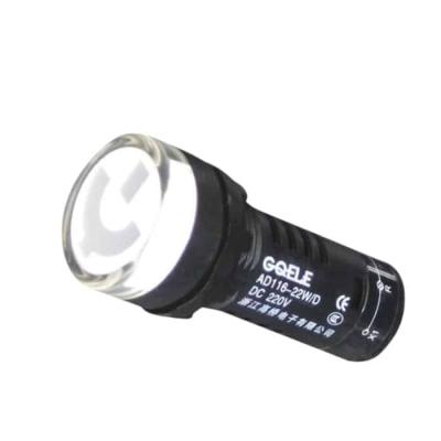 Указатель положения выключателя AD116-22W, "улыбка" красный/зеленый, LED 220VAC/DC, IP50,