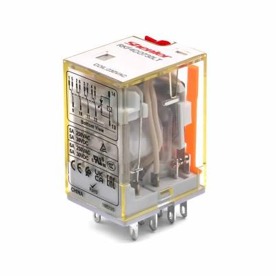Реле RKF4CO220L, 4CO, 6A, 220VDC, LED