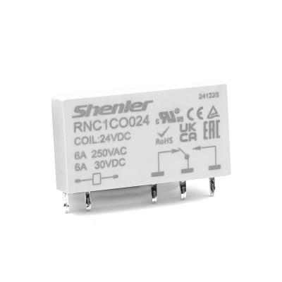 Реле интерфейсное RNC1CO024 с колодкой SNB05-E-C, винтовой зажим, 1CO, 6A(250VAC), 110VAC/DC, LED