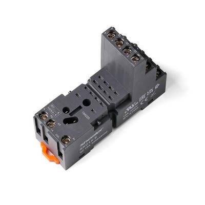 Цоколь SKC14-E, 10A(300V), винтовой зажим, черный, на рейку DIN35/панель, для RKE, RKF, R4N, MY4