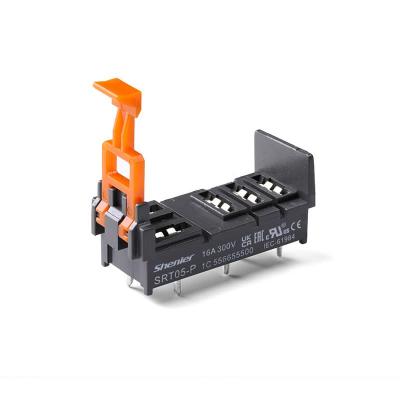 Цоколь SRT05-P, 16A(300V), для печатных плат, черный, для RFT1CO, 46.61, G2R-1, KRI1