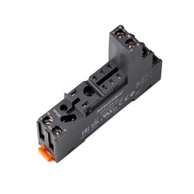Цоколь SRU05-E, 16A(300V), винтовой зажим, черный, на рейку DIN35/панель, для RFT1CO, 46.61, G2R-1
