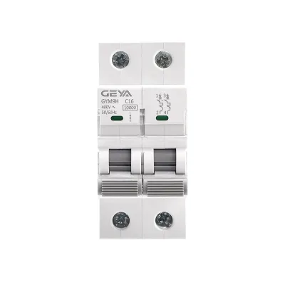 Авт. выключатель GYM9H-2P-20D, 2P, 20A, хар-ка D, 10kA, 2M