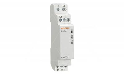 Реле контроля фаз RS-MV31/400, 3P L-L 400V, 1CO 8A(250VAC), обрыв, чередование, 1M