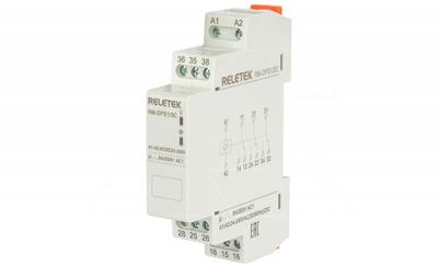Реле промежуточное модульное RM-DPS1/3C-UNI, 3CO, 8A(250VAC/24VDC), 24…240VAC/DC, LED, 1M