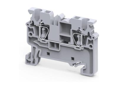 Клемма проходная CX2.5 /5x50mm, пружинная, 2 присоед., 2,5(max 4)mm2, 24A, 1000V, серая