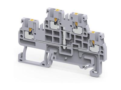 Клемма двухъярусная CPDL1.5(I.S) /3,5x67,2mm, push-in, со связью потенциала, 4 присоед., 1,5(max 2,5