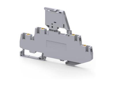 Клемма двухъярусная с держателем предохранителя CPDLF2.5L6-60V /6x107,9mm, push-in, 4 присоед., 2,5(