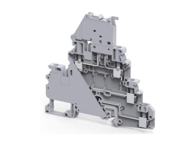 Клемма двухъярусная с держателем предохранителя CYDLGF4 /6x94,5mm, винтовая, 5 присоед., F/L/PE, 4(m