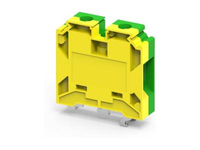 Клемма защитного проводника CGT35U /16x58mm, винтовая, 2 присоед., 35mm2, желто-зеленая