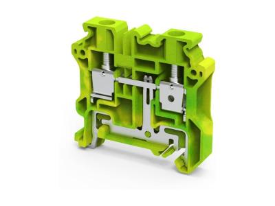 Клемма защитного проводника CYG6 /8x50mm, винтовая, 2 присоед., 6(max 10)mm2, желто-зеленая