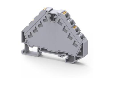 Клемма маршалинговая CP4L16 /9x73mm, push-in, 16 присоед., 1,5(max 2,5)mm2, 8A, 320V, серая