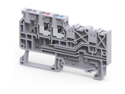 Клемма подвода питания CPPT2.5/3 /7x79,8mm, push-in, 2 присоед., 2,5(max 4)mm2, 20A, 250V, серая