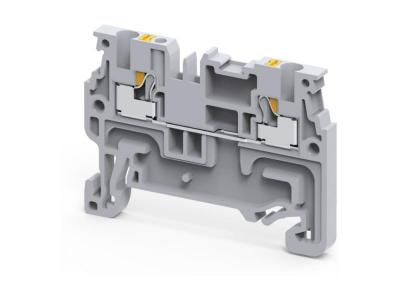 Клемма проходная CP1.5 /3,5x45,3mm, push-in, 2 присоед., 1,5(max 2,5)mm2, 15A, 800V, серая