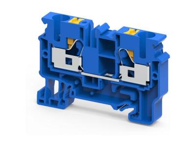 Клемма проходная CP6/10BU /8x62,8mm, push-in, 2 присоед., 10mm2, 57A, 1000V, синяя