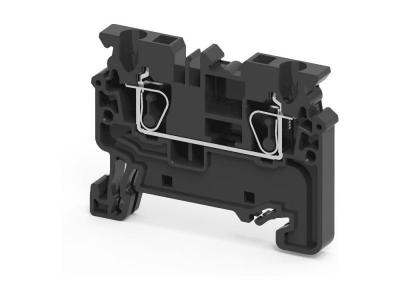Клемма проходная CX2.5BK /5x50mm, пружинная, 2 присоед., 2,5(max 4)mm2, 24A, 1000V, черная