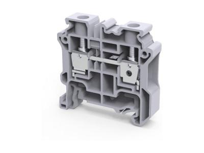 Клемма проходная CY10 /10x50mm, винтовая, 2 присоед., 10mm2, 57A, 1000V, серая
