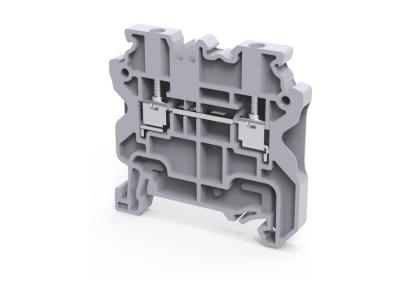 Клемма проходная CY2.5 /5x50mm, винтовая, 2 присоед., 2,5(max 4)mm2, 24A, 1000V, серая