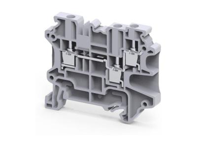Клемма проходная CY4/3 /6x58,8mm, винтовая, 3 присоед., 4(max 6)mm2, 32A, 500V, серая