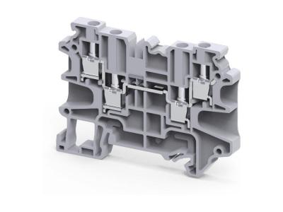 Клемма проходная CY4/4 /6x69,7mm, винтовая, 4 присоед., 4(max 6)mm2, 32A, 500V, серая