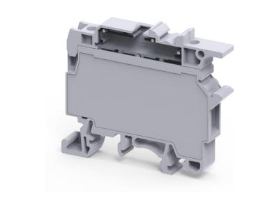 Клемма с держателем предохранителя CF4U /8x57mm, винтовая, 2 присоед., 4(max 6)mm2, 6,3A, 800V, сера