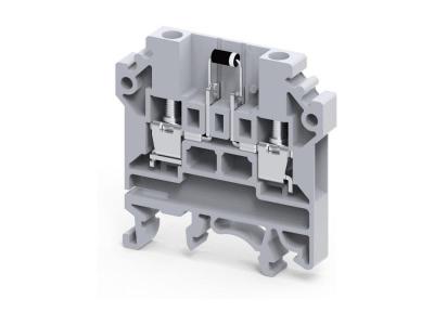 Клемма с диодом CKT4UD1 /6x46,3mm, винтовая, 1N4007 (1000V, 1A), сх. L-R, 2 присоед., 4(max 6)mm2, 5