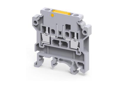 Клемма с ножевым размыкателем CKT4U /6x46,3mm, винтовая, 2 присоед., 4(max 6)mm2, 28A, 800V, серая