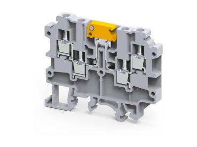 Клемма с ножевым размыкателем CKT4U/4 /6x65mm, винтовая, 4 присоед., 4(max 6)mm2, 17,5A, 800V, серая