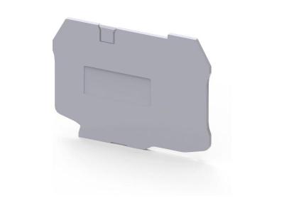 Крышка концевая EPCY4/3 /1,5mm, для винтовых клемм CY4/3,CYG4/3, серая