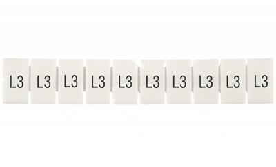 Маркировка клеммных модулей CA509/K5/H/L3 для клемм 5mm, гориз. "L3" (упак. 100шт.)