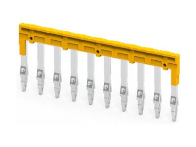 Перемычка JX4/10 на 10 полюсов, для клемм CY,CX,CP 6mm, 32A, оранжевая