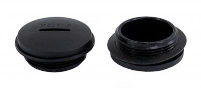 Заглушка круглая M32x1.5, пластик PA66, черная
